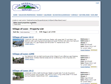Tablet Screenshot of loonres.villageofloon.escapia.com