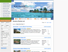 Tablet Screenshot of beachhousefl.escapia.net